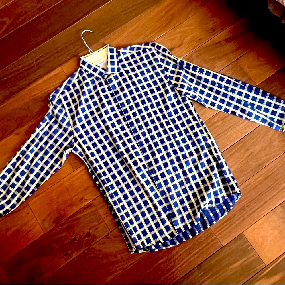 Issac Mizrahi new young mens Dress shirt size 18/20